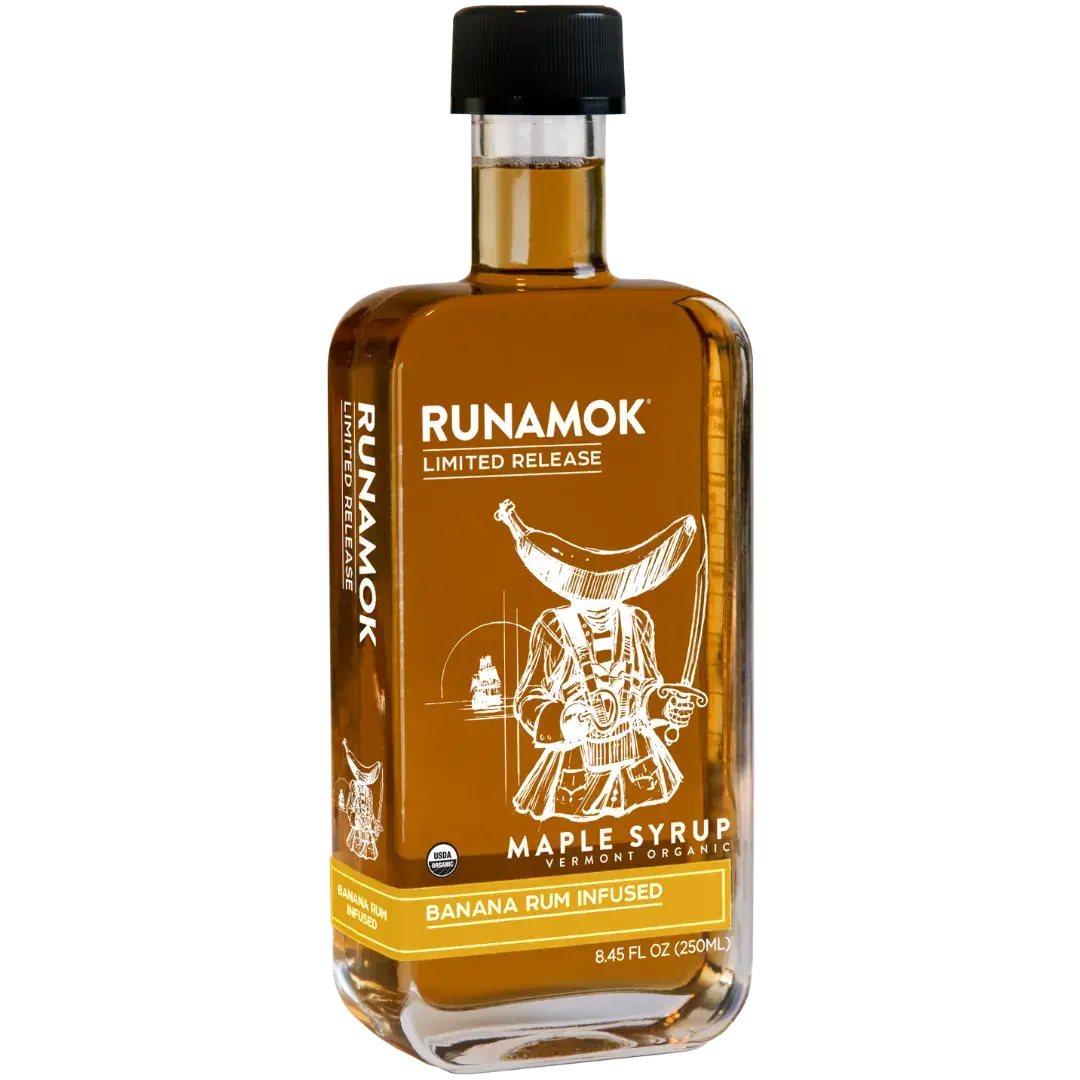 Banana Rum Infused Maple Syrup — image 1